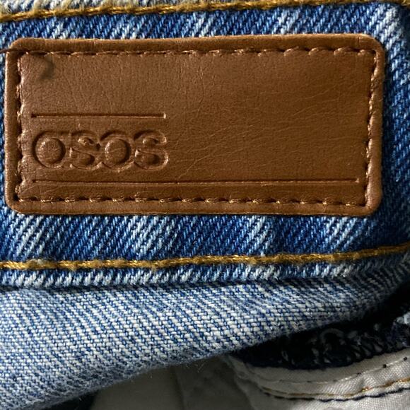 Asos Design Men's Slim Denim Shorts Distressed With Rips Light Wash Blue W30 NWT - Picture 16 of 16